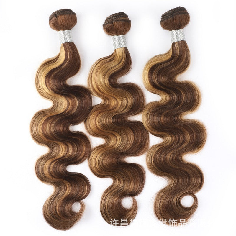 Bundles human hairs 4/27, 100g