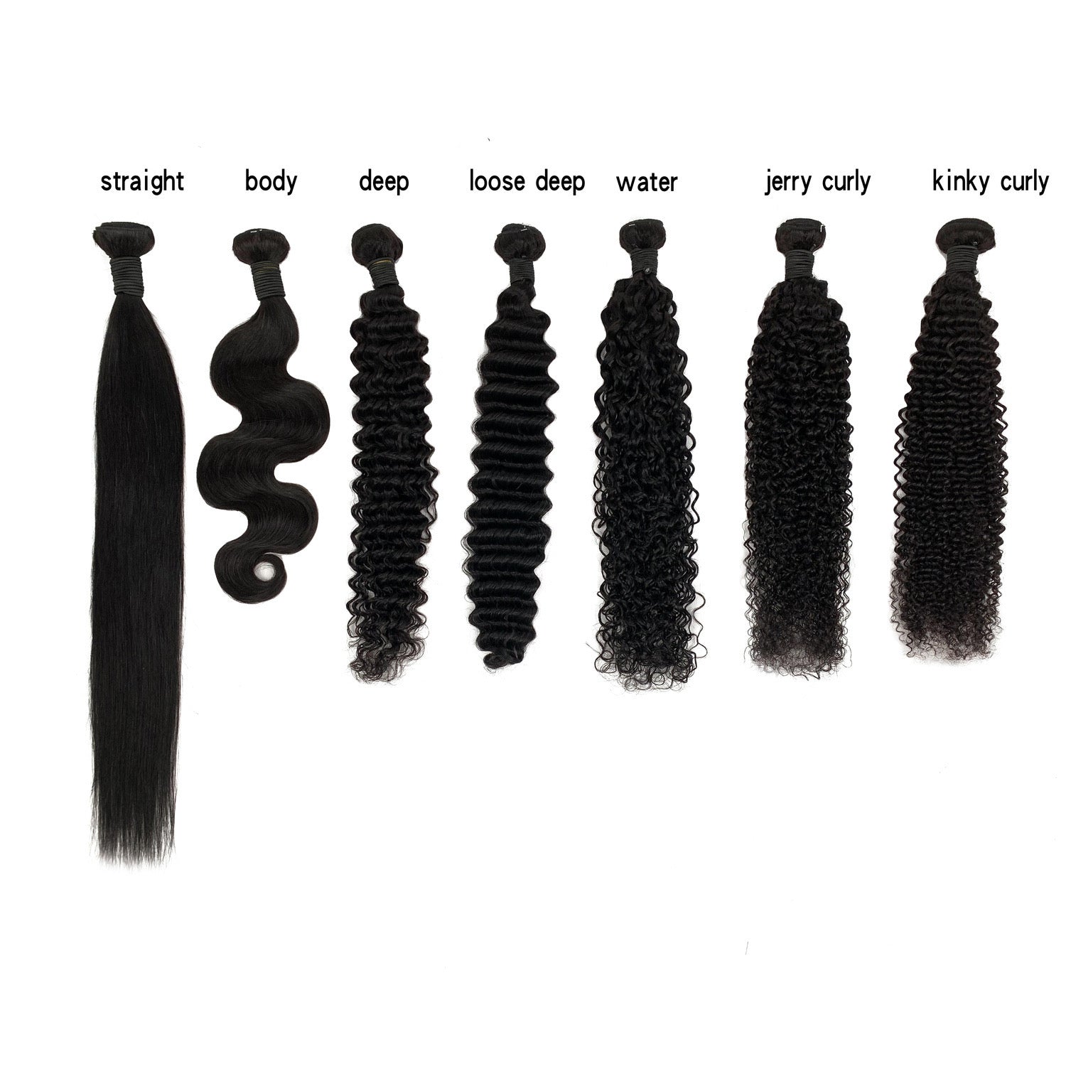 10A bundles straight body Deep/Water wave 100%human hair