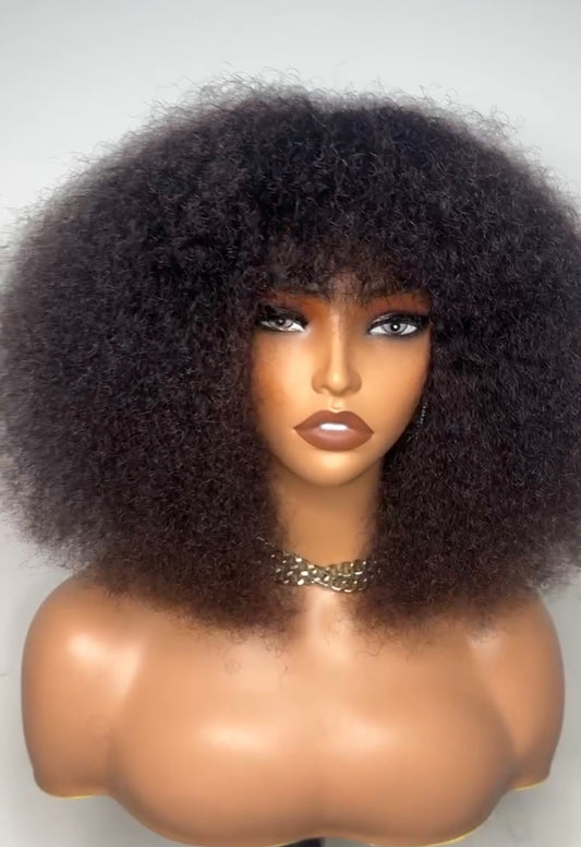 250% density Afro wig ,100% human hair for beautiful women