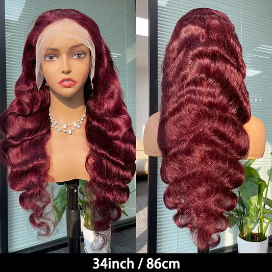 Frontal Lace 13X4, Body wave ,color 99J