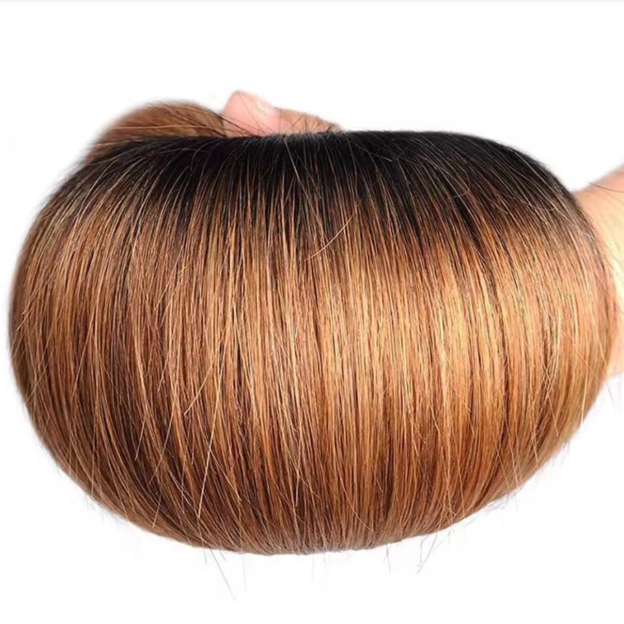 Bundles cross-border wigs, weft human hair  1BT30