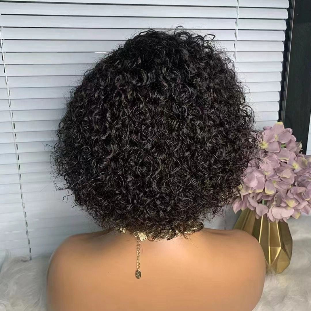 Front lace curved Bob Brazilian human hair